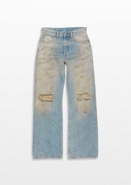 ACNE STUDIOS - ACNE STUDIOS Ανδρικό Μπλε Loose Fit Jeans