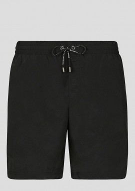 DOLCE&GABBANA - DOLCE&GABBANA Ανδρικό Μαύρο Print Drawstring Swim Shorts
