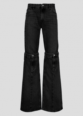COPERNI - COPERNI Ανδρικό Μαύρο Open Knee Jeans In Black