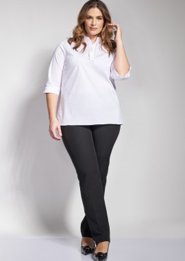 - Παντελόνι tailored κρεπ slim