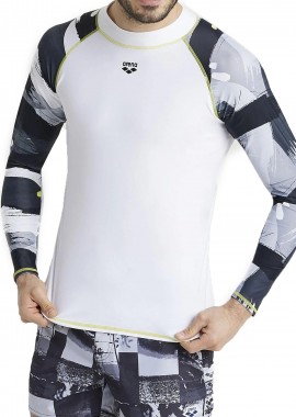 Arena - Αντηλιακά Ρούχα Arena Rash Vest Allover 003127-152 Ανδρικό