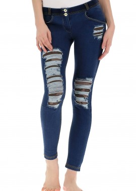 Freddy - Κολάν Freddy Wr.Up Skinny Regular Rise Denim With Camo Inserts S8-EWRS-WRUP1RJ17E-J0Y Γυναικείο