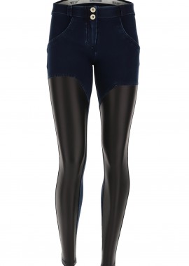 Freddy - Κολάν Freddy Wr.Up. Skinny Regular Rise Eith Coated Faux-Leather Inserts WRUP1RF801-J0B Γυναικείο