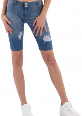 Freddy - Βερμούδα Freddy WR.UP® Distressed Shaping Mid-Rise Biker WRUP7RS022-J4Y Γυναικείο