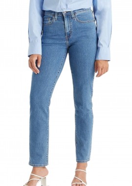 Levi's - Παντελόνι Jean Levi's Denim 724 High Rise Straight Med Indigo 188830277-77 Γυναικείο