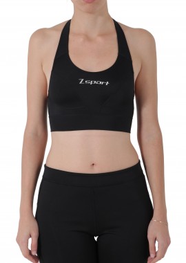 Zsport - Αθλητικό Σουτιέν Zsport Με Κλιπς Cup B HALTER TOP BRA-B-NR/BLAC Γυναικείο