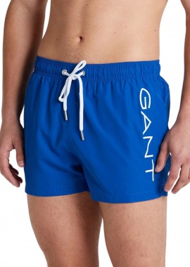 Gant - Μαγιό Βερμούδα Gant Logo 920006200-400-BOLD BLUE Ανδρικό