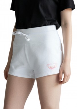 Roxy - Σορτς Roxy Q Logo XIWWK902-WHITE Γυναικείο