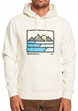 Quiksilver - Μπλούζα Μακρυμάνικη Quiksilver Landscape Lines Hoodie EQYFT04832-WDW0 Ανδρικό