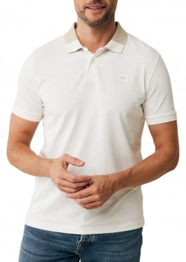 Mexx - Μπλούζα Κοντομάνικη Mexx Colorblock Polo MF007102351M-Off White Ανδρικό