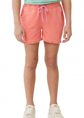 Mexx - Σορτς Mexx Ruffle TU1612033G-Coral Κορίτσι