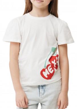 Mexx - Μπλούζα Κοντομάνικη Mexx Ruffle TU2116033G-Off White Κορίτσι