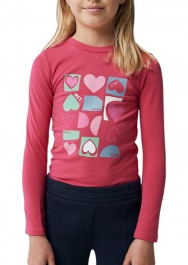 Mexx - Μπλούζα Μακρυμάνικη Mexx Basic TU2135036G-WARM PINK Κορίτσι