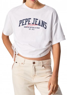 Pepe Jeans - Μπλούζα Κοντομάνικη Pepe Jeans Cara PL505151-800-WHITE Γυναικείο