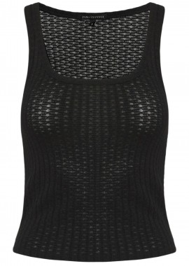 Funky Buddha - Top Funky Buddha RibTankTop FBL013-110-17-BLACK Γυναικείο