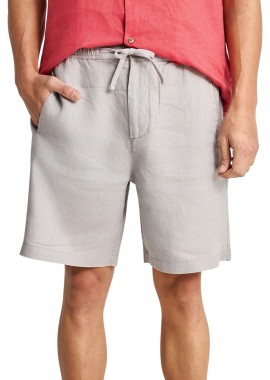 Funky Buddha - Βερμούδα Funky Buddha Λινή Chino FBM013-009-03-GREY Ανδρικό