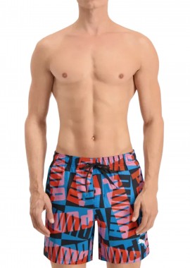 Puma - Μαγιό Βερμούδα Puma Block Logo Shorts Length 701211023-002 Ανδρικό