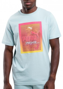 Puma - Μπλούζα Κοντομάνικη Puma Graphics Photoprint 680180-22 Ανδρικό