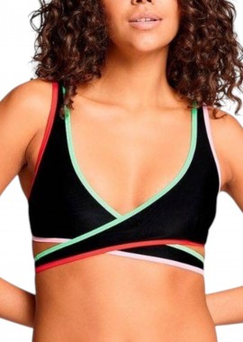 Puma - Μαγιό Μπικίνι Puma Contour Plunge Top 701226201-003 Γυναικείο