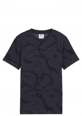 Puma - Μπλούζα Κοντομάνικη Puma Ess Logo Lab Aop Tee 685792-16 Αγόρι