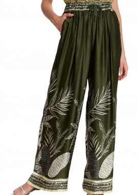 Ale - Παντελόνι Υφασμάτινο Ale Εμπριμέ Με Ελαστική Μέση 8921115-MULTICOLOR Γυναικείο