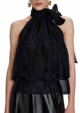 Ale - Top Ale Με Δέσιμο Στο Λαιμό 8922766-BLACK Γυναικείο