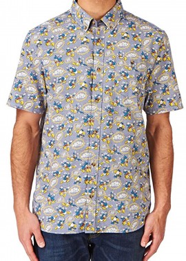 Vans - Πουκάμισο Κοντομάνικο Vans DonaldDuck VN0002K8H8F1-DONALD DUCK Ανδρικό