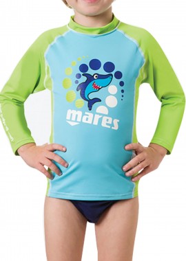 Mares - Αντηλιακά Ρούχα Mares Αντιηλιακή Μπλούζα Rash Guard (3-4Y) 412543-BLUE Αγόρι