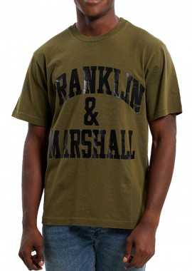 Franklin & Marshall - Μπλούζα Κοντομάνικη Franklin & Marshall Logo JM3011.000.1000P01-119 Ανδρικό