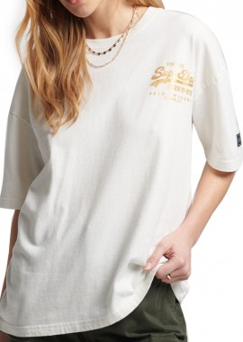 Superdry - Μπλούζα Κοντομάνικη Superdry Vintage Vl Narrative W1010789A-39E Γυναικείο