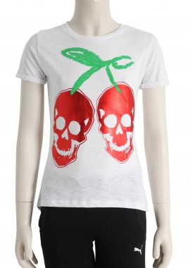 T-Wall - Μπλούζα Κοντομάνικη T-Wall Cherry Skull NXGT493-1 Κορίτσι