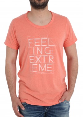 Sneak Aces - Μπλούζα Κοντομάνικη Sneak Aces Dimensions 4034-300-CORAL Ανδρικό