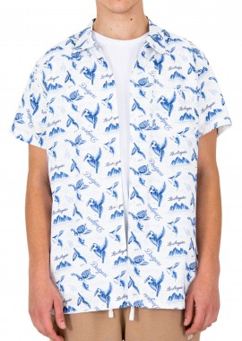 New Era - Πουκάμισο Κοντομάνικο New Era Los Angeles Dodgers MLB Island 11935287-SFP Ανδρικό