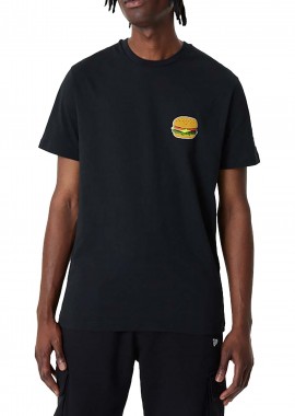 New Era - Μπλούζα Κοντομάνικη New Era Food Graphic Blkstn 60357072-001 Ανδρικό