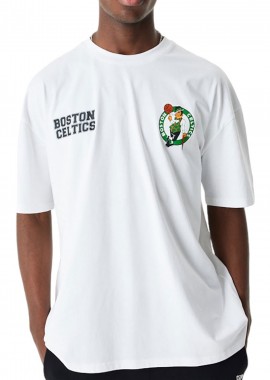 New Era - Μπλούζα Κοντομάνικη New Era Nba Large Grphc Bp Boscel 60424462-100 Ανδρικό