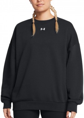 Under Armour - Μπλούζα Μακρυμάνικη Under Armour Rival Fleece Os Crew 1386463-001 Γυναικείο