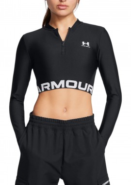 Under Armour - Μπλούζα Μακρυμάνικη Under Armour Heatgear Rib 1/4 Zip 1388692-001 Γυναικείο