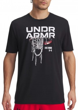 Under Armour - Μπλούζα Κοντομάνικη Under Armour 60/40s Hoops Net 1390188-001 Ανδρικό