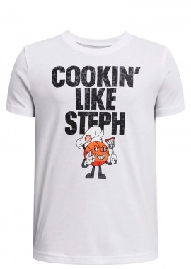 Under Armour - Μπλούζα Κοντομάνικη Under Armour Curry Chef 1383856-100 Αγόρι