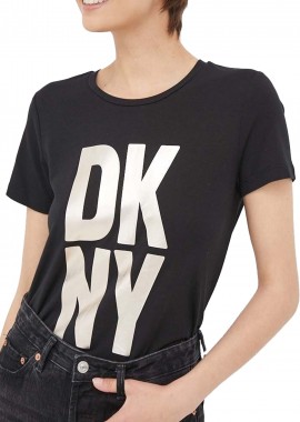 DKNY - Μπλούζα Κοντομάνικη DKNY Logo P3EHFDNA-BLK Γυναικείο