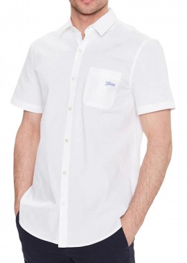 Guess - Πουκάμισο Κοντομάνικο Guess Sunset M3GH64W8BX1-G011 Ανδρικό