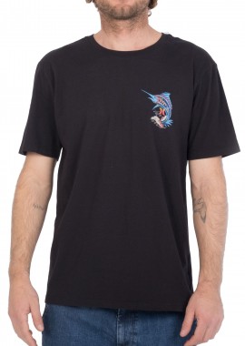 Hurley - Μπλούζα Κοντομάνικη Hurley Everyday Washed Trippy Fish MTS0029890-H010 Ανδρικό