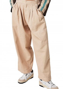 Free People - Παντελόνι Υφασμάτινο Free People Lotta Love Linen OB1626316-SAND Γυναικείο