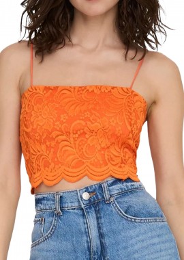 Only - Top Only Onlalba 15291450-Orange Peel Γυναικείο