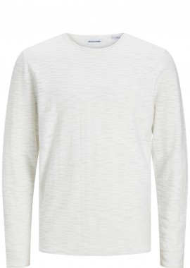Jack & Jones - Μπλούζα Μακρυμάνικη Jack & Jones Jjslub Knit Ps24 12248825-Coud Dancer Ανδρικό