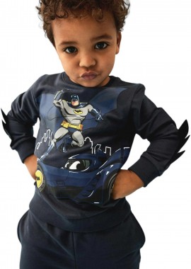 Name It - Μπλούζα Μακρυμάνικη Name It NmmJacobo Batwheels 13225934-India Ink Αγόρι