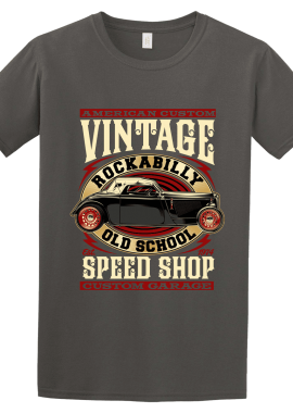 GILDAN - Ανδρική μπλούζα Vintage Rockabilly