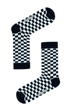CARNAVAL SOCKS - Unisex κάλτσες Black and White