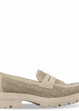 Envie Shoes - RAFFIA-EFFECT LOAFERS