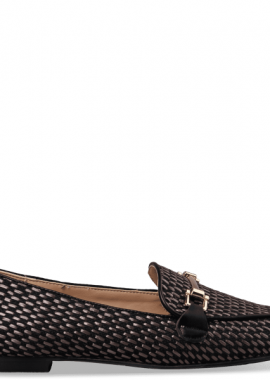 Envie Shoes - RAFFIA-EFFECT LOAFERS